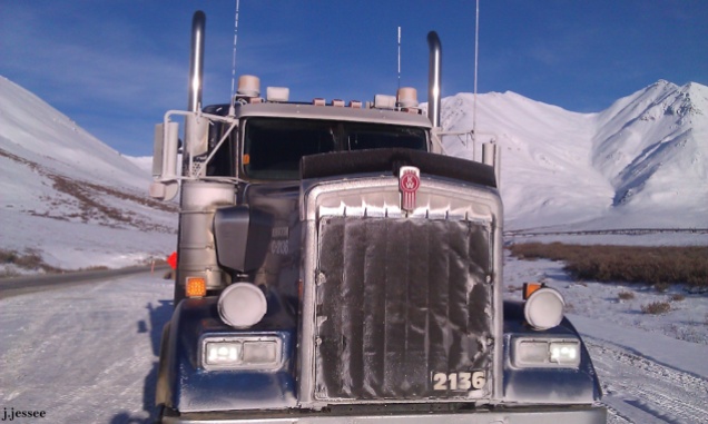 Truck on the Dalton Highway