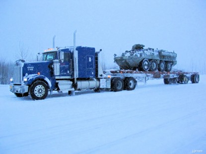 A Stryker, going to Anchorage.